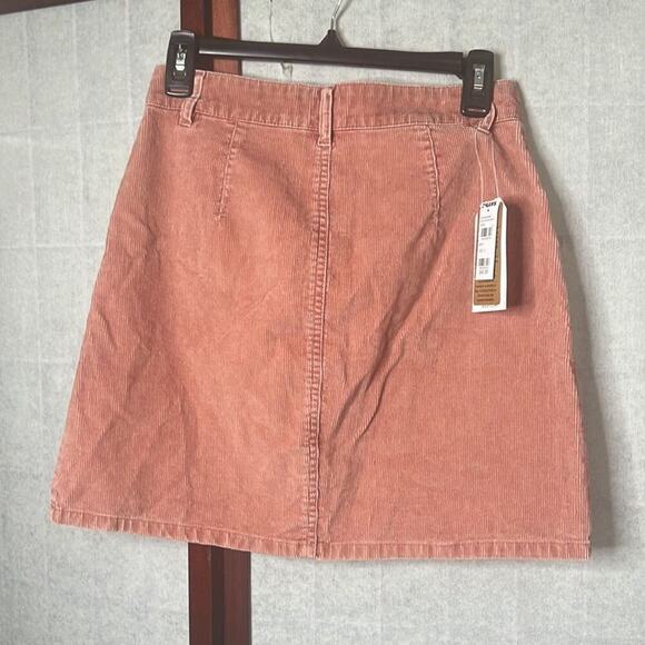 ROXY CORDUROY BUTTON DETAIL MINI SKIRT‎ SIZE S - Picture 3 of 6